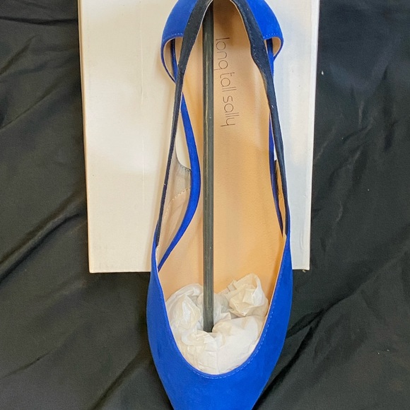 Long tall sally, blue suede shoes 🎼🤩 Size 10, flats BNIB! - Picture 2 of 6